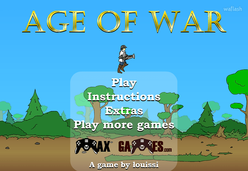 [플래시게임/디펜스] 전쟁시대 Age of War