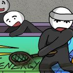 스틱 피규어 배드민턴2