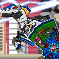 벨로시랩터 캅스 변신 다이노로봇