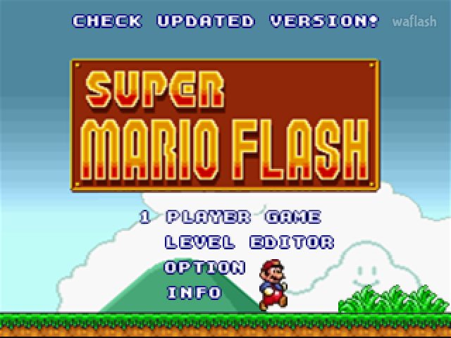 [플래시게임/액션] 슈퍼 마리오 플래시 (Super Mario Flash)