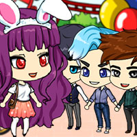 놀이공원 데이트 프리티걸