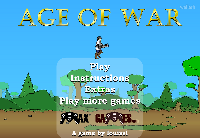 [플래시게임/디펜스] 전쟁시대 Age of War