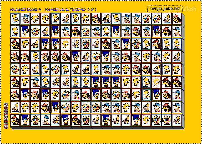 [플래시게임/퍼즐] 타일즈 오브 더 심슨 (Tiles of the Simpsons)