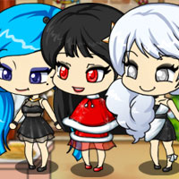 크리스마스 파티 프리티걸